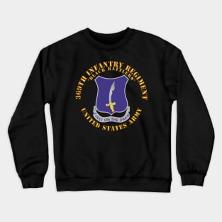 369th Infantry Regiment - DUI - First Draw - Black Rattlers Crewneck Sweatshirt